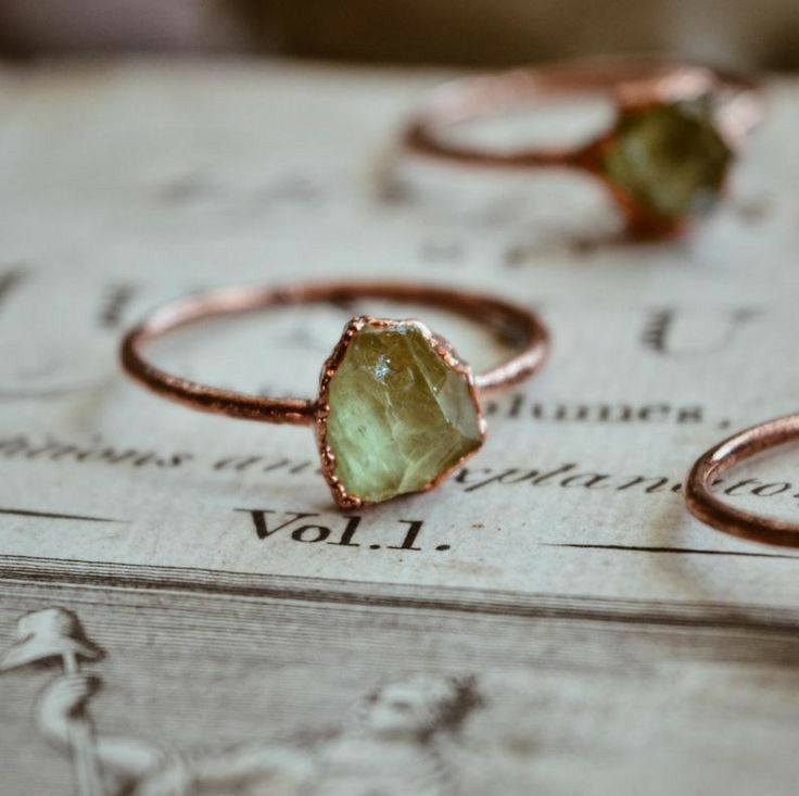 Moldavite Natural - Ring